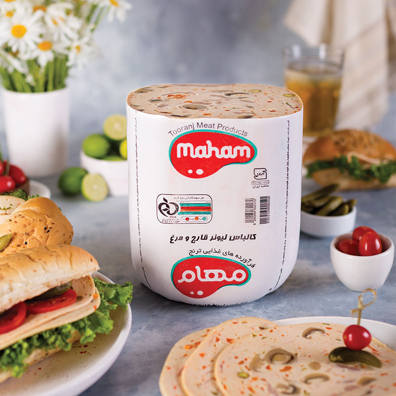 کالباس قارچ و مرغ 55% مهام